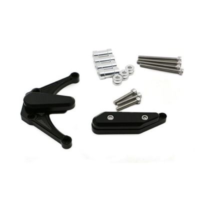 CNC padáky motoru - černé pro R1 09-14 levá a pravá
